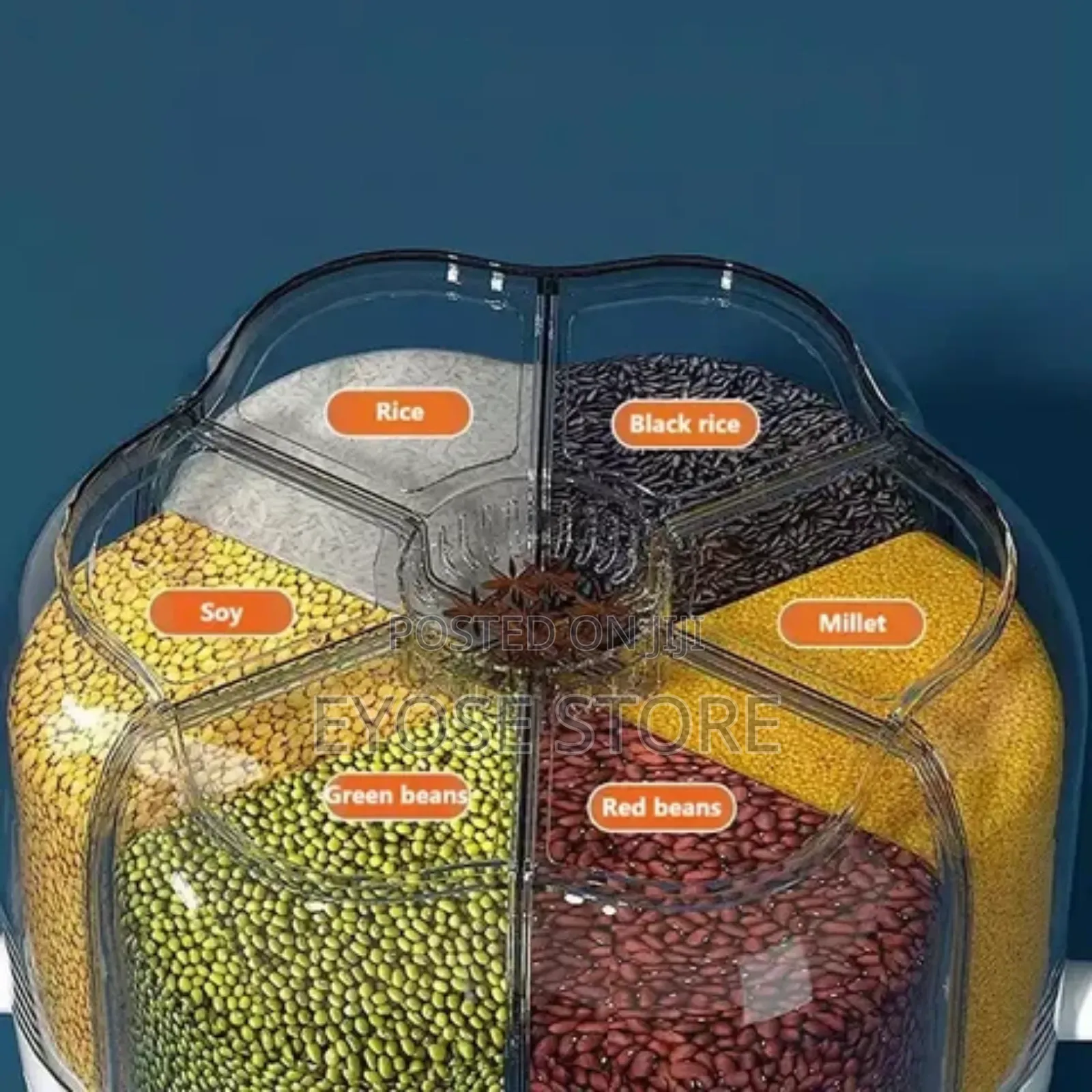 360° የሚሽከረከር የጥራጥሬ ማስቀመጫ