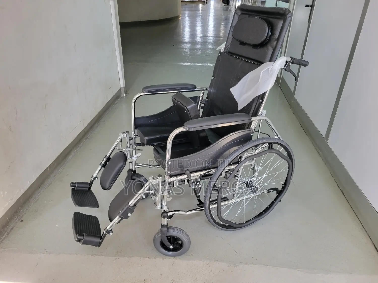 Recline Wheelchair With 24" Spoke Wheel墾ባለፖፖ Wheelchair፦ዊልቼር
