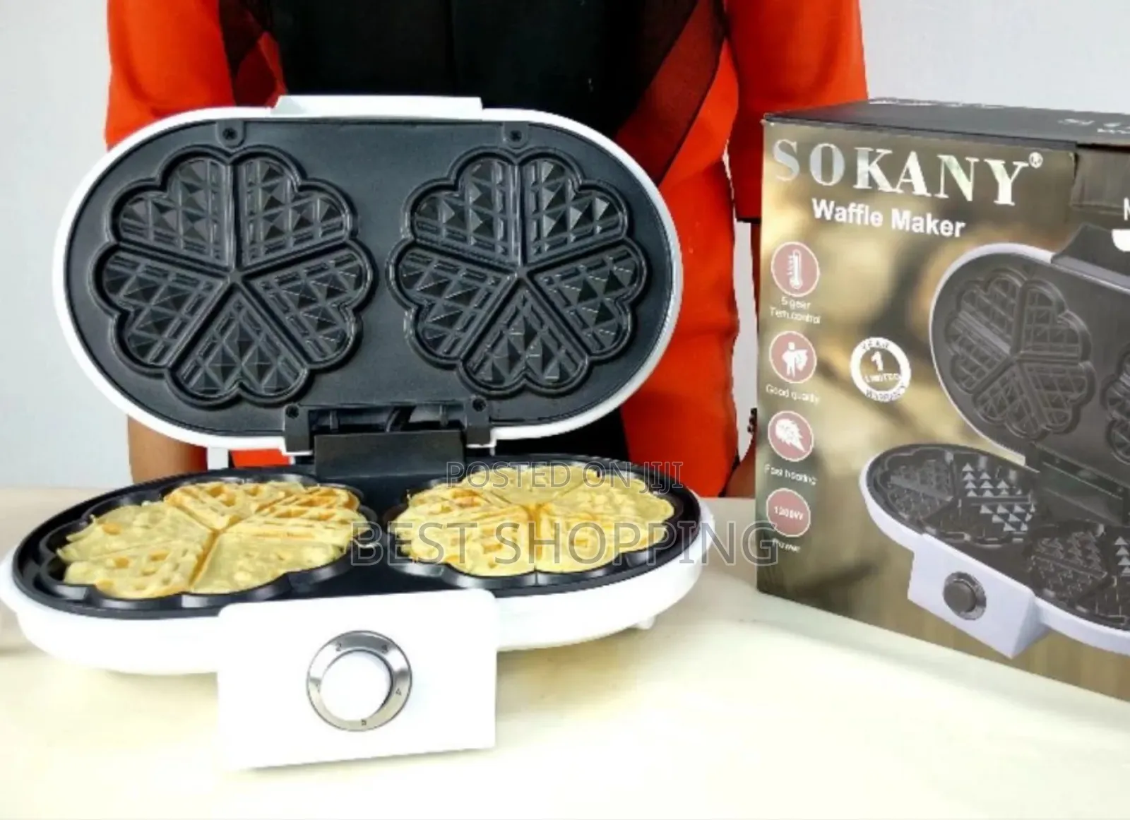 SOKANY Waffle Maker