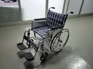 Durable Steel Wheelchair彘second Wheelchair幗hand BRAKES –ዊልቼር