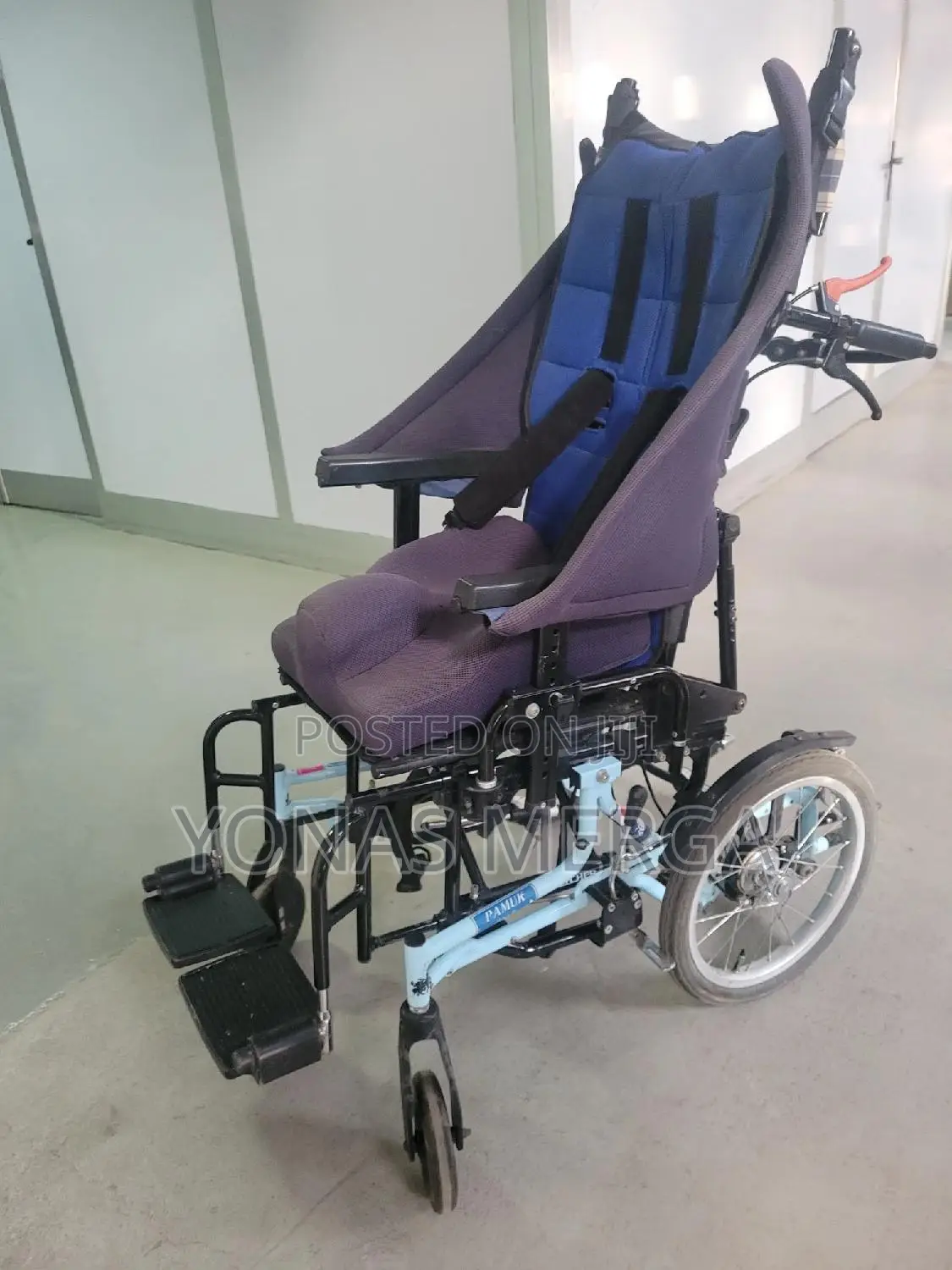Baby Transport Wheelchair㽣ዊልቼር*With Seat Cushion Handbrake