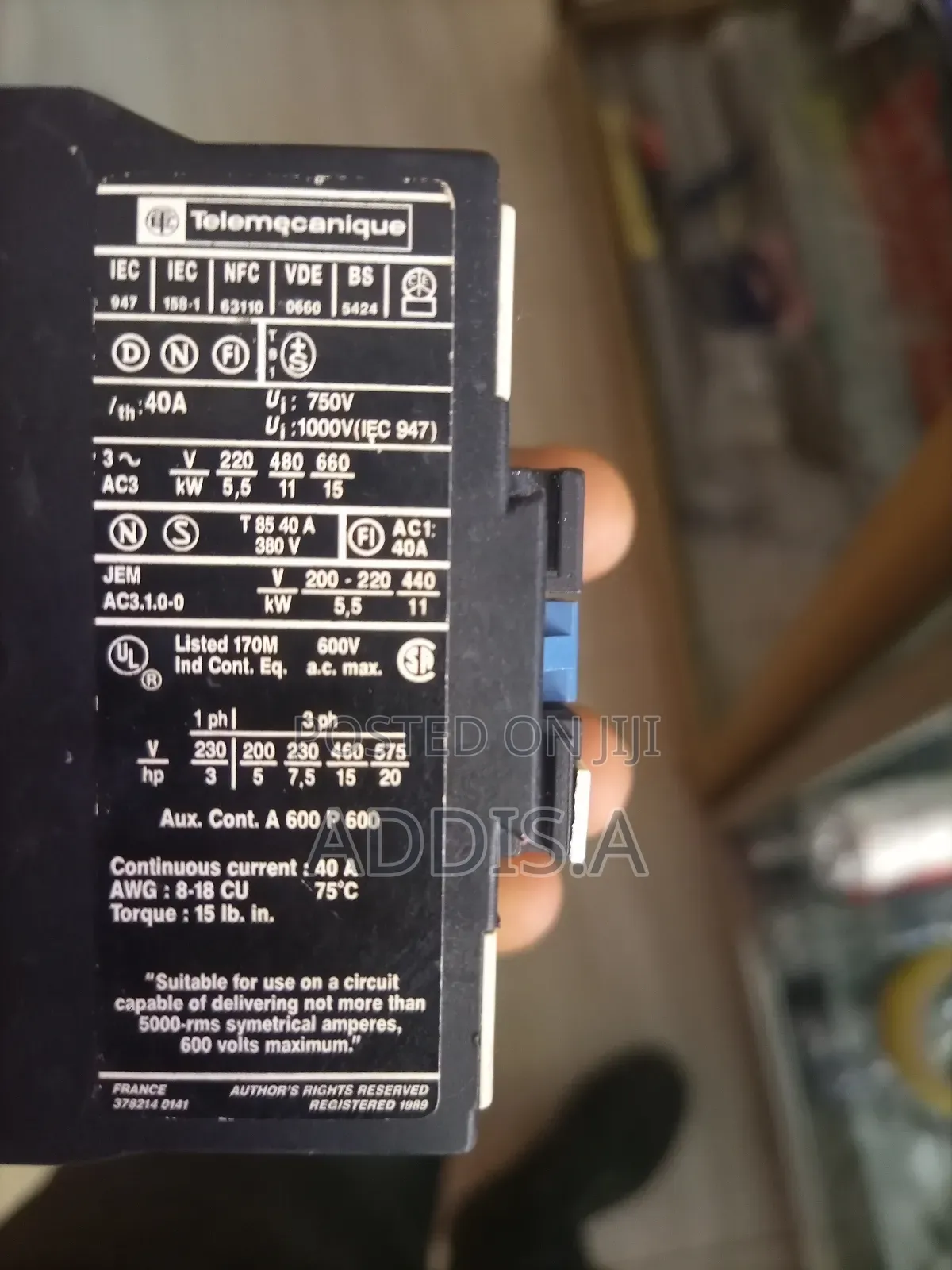 Contactor 24ac Telemechanqu