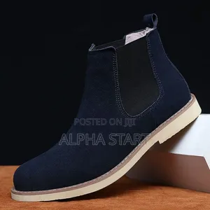 Photo - Chelise Boots Blue Black High Master Quality Shoes for You