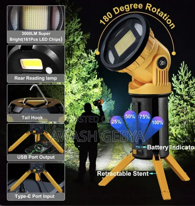 High Power Multifunctional Searchlight