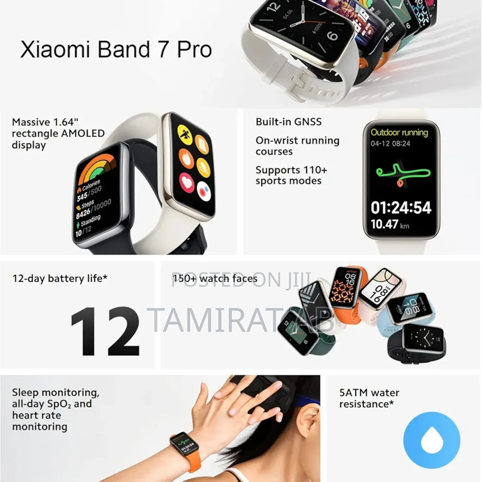 Xiaomi Band 7 Pro With GPS, Health Fitness Activity Tracker