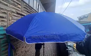 Blue 3m Double Layer Extra Wide Table Umbrella | Cafe Umbrella