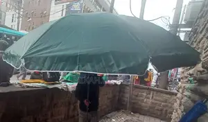 Photo - Green 3m Double Layer Cafe Umbrella | Table Umbrella