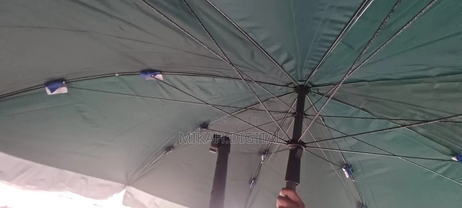 Green 3m Double Layer Cafe Umbrella | Table Umbrella