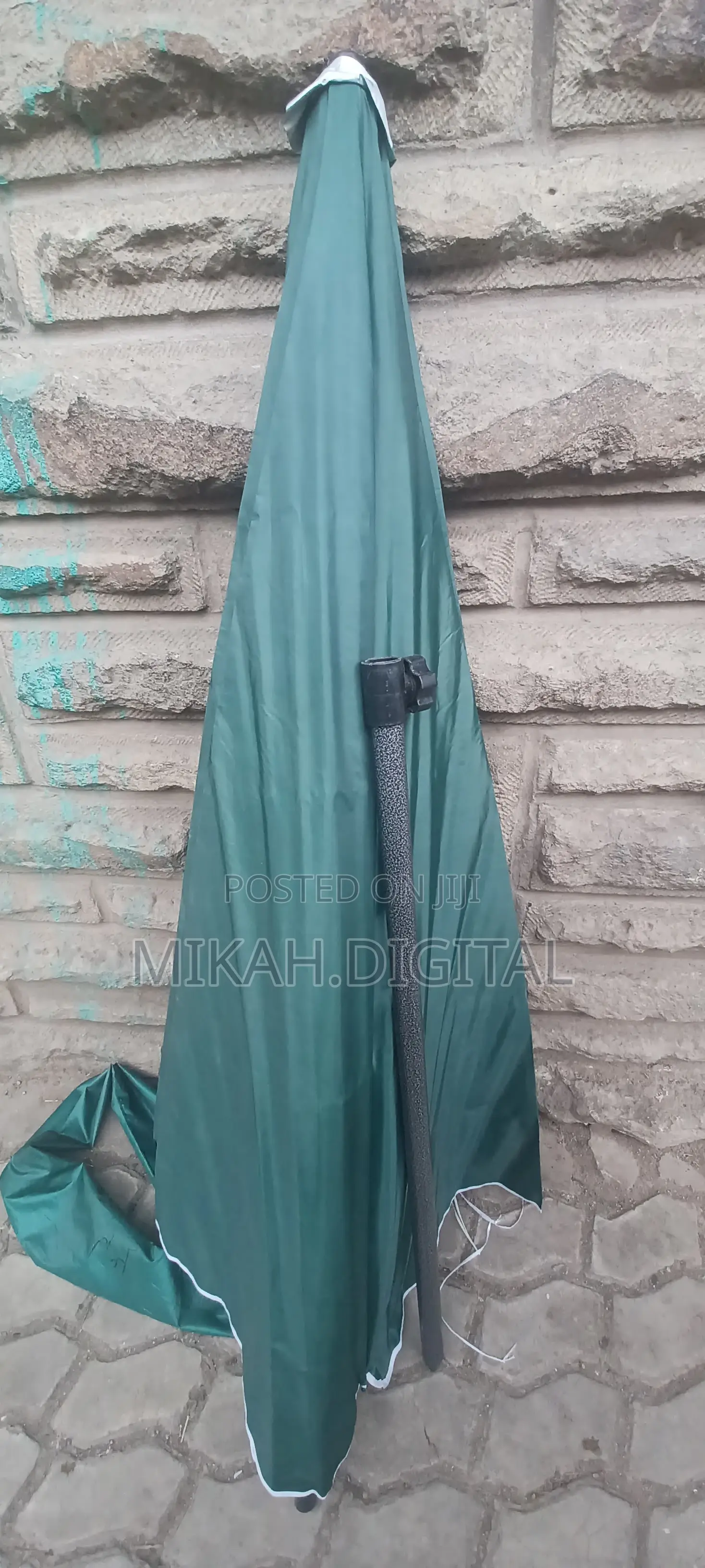 Green 3m Double Layer Cafe Umbrella | Table Umbrella