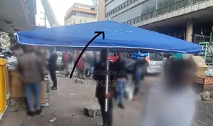 Photo - Double Layer 2m Rectangular Cafe Umbrella | Table Umbrella