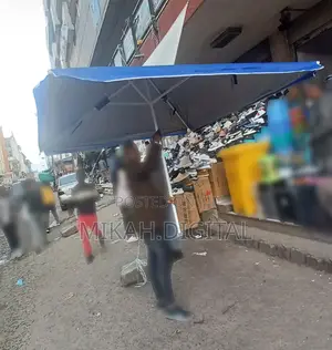 Double Layer 2m Rectangular Cafe Umbrella | Table Umbrella