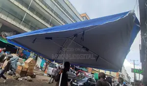 Double Layer 2m Rectangular Cafe Umbrella | Table Umbrella