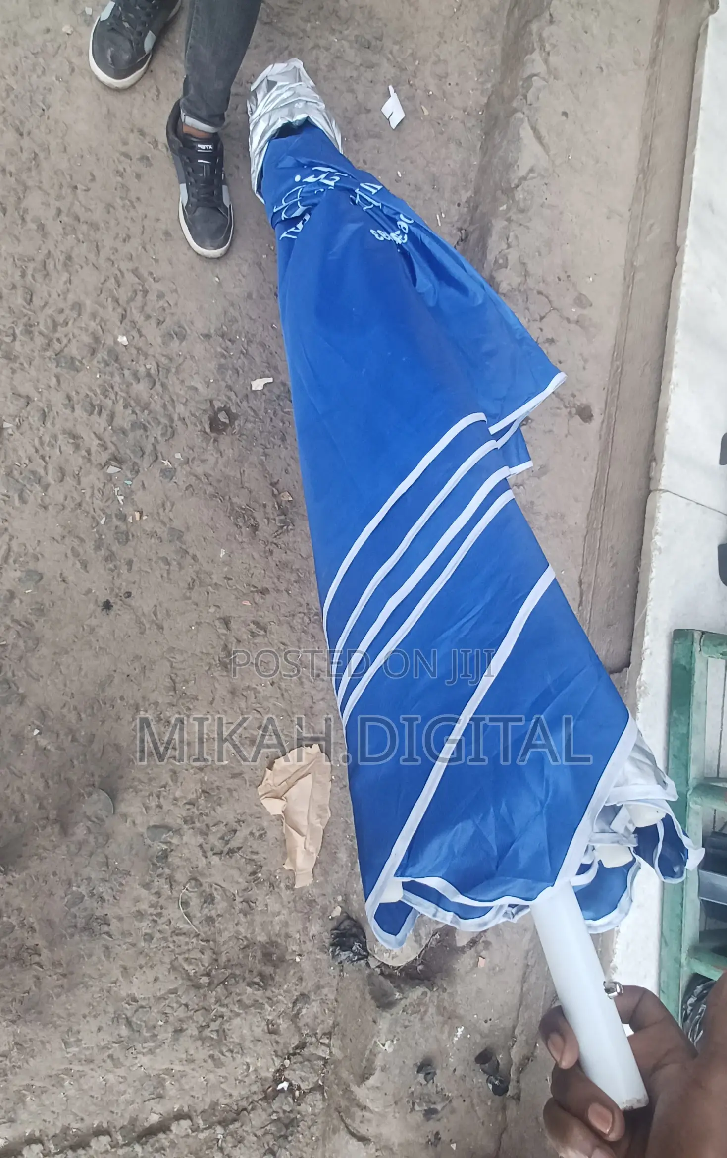 Double Layer 2m Rectangular Cafe Umbrella | Table Umbrella