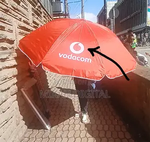 Photo - 2m Single Layer Cafe Umbrella With Random Print