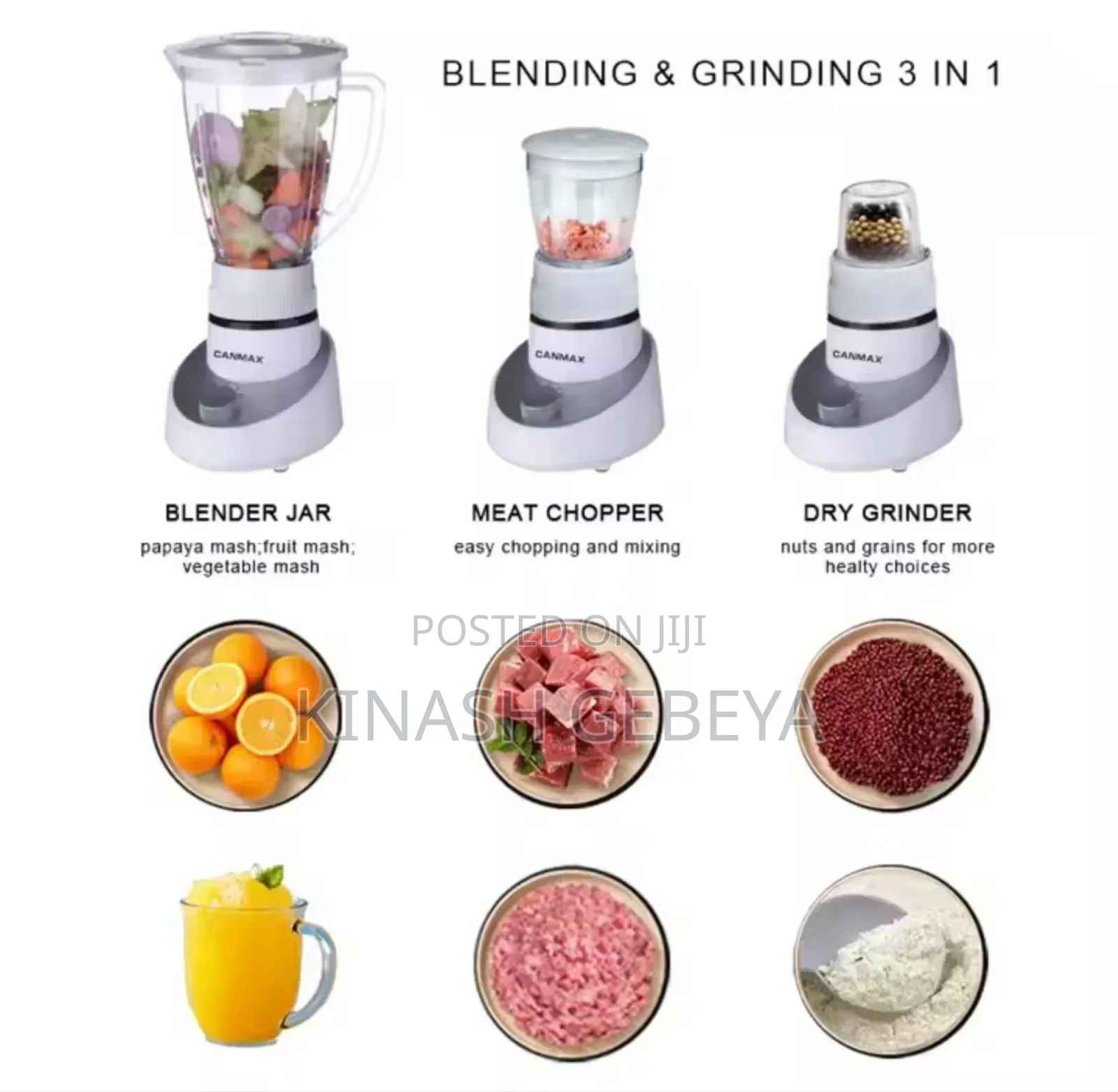 1.5litre Multifunctional Blender(ጁስ መፍጫ)