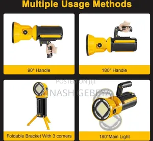 High Power Rechargeable Multifunctional Light