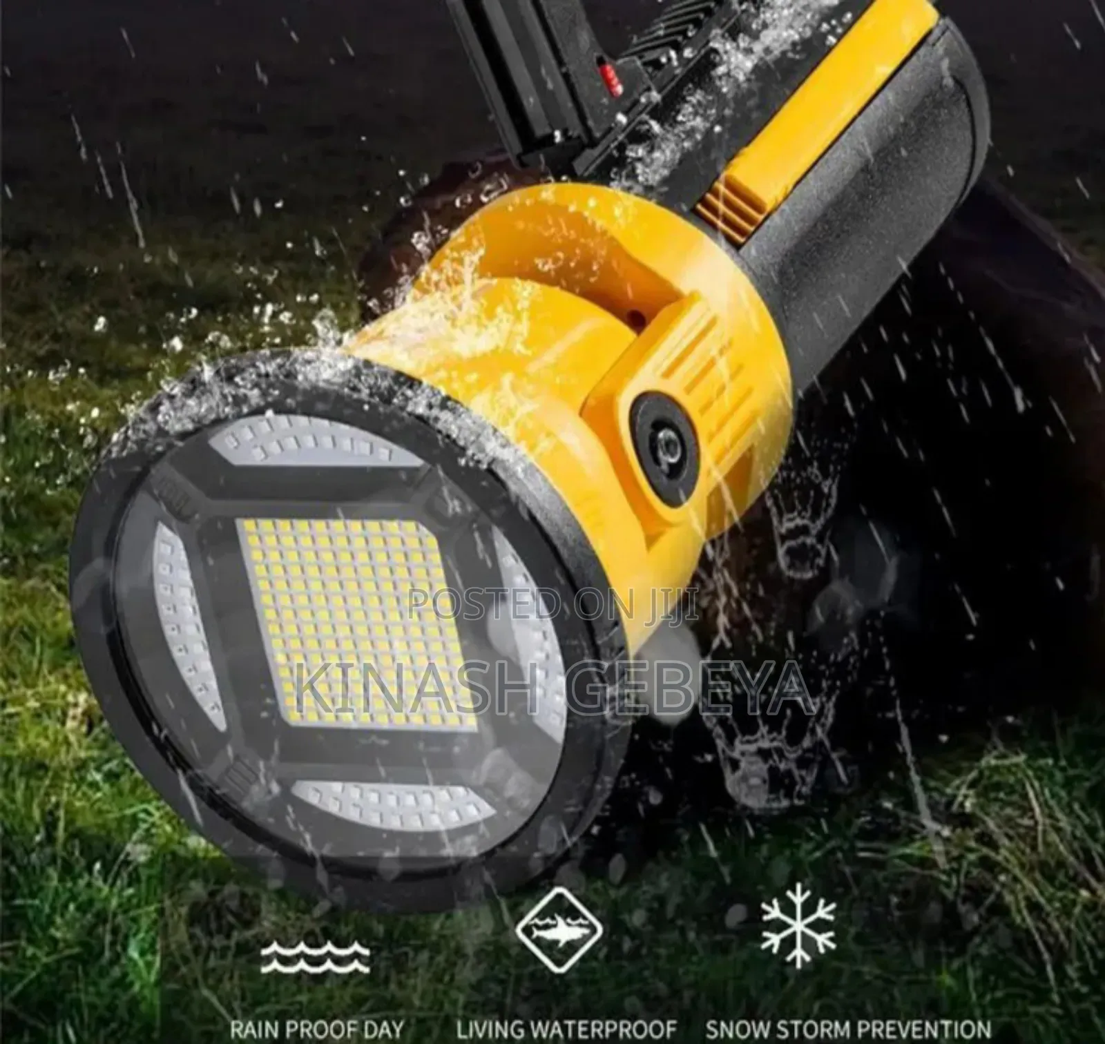 High Power Rechargeable Multifunctional Light