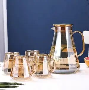350 Ml ስድስት መጠጫ ብርጭቆ 7 Pcs Glassware Set