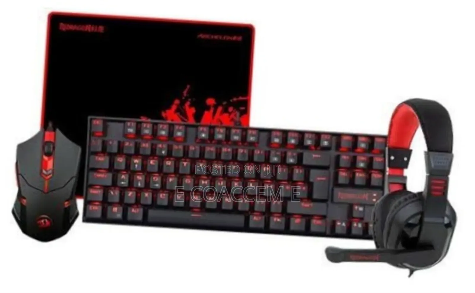 Gaming Keyboard Mouse and Pad