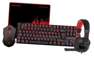 Photo - Gaming Keyboard Mouse and Pad