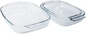 Tempered Glass Bakeware Set 3pcs