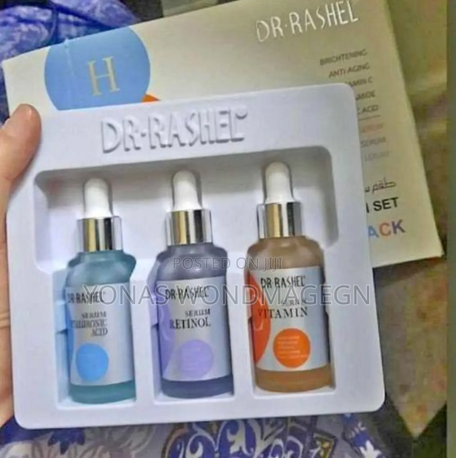 "Dr. Rashel 3-Piece Set for Bright, Hydrated Glowing Skin