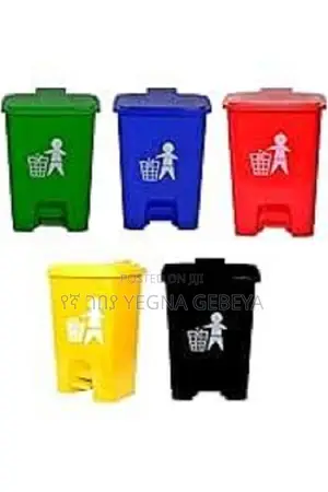 Plastic Pedal Dustbin Biomedical Waste Bins