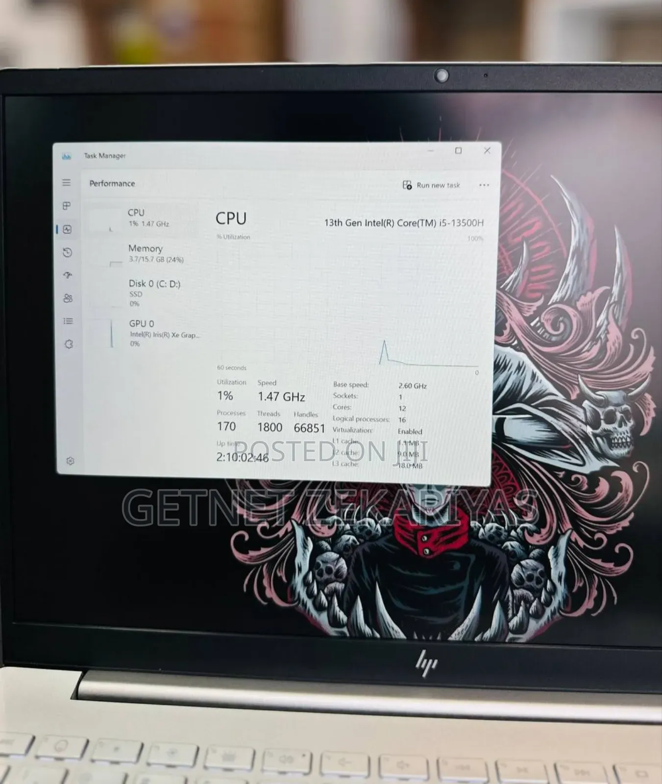 New Laptop HP Pavilion 14 16GB Intel Core I5 SSD 1T