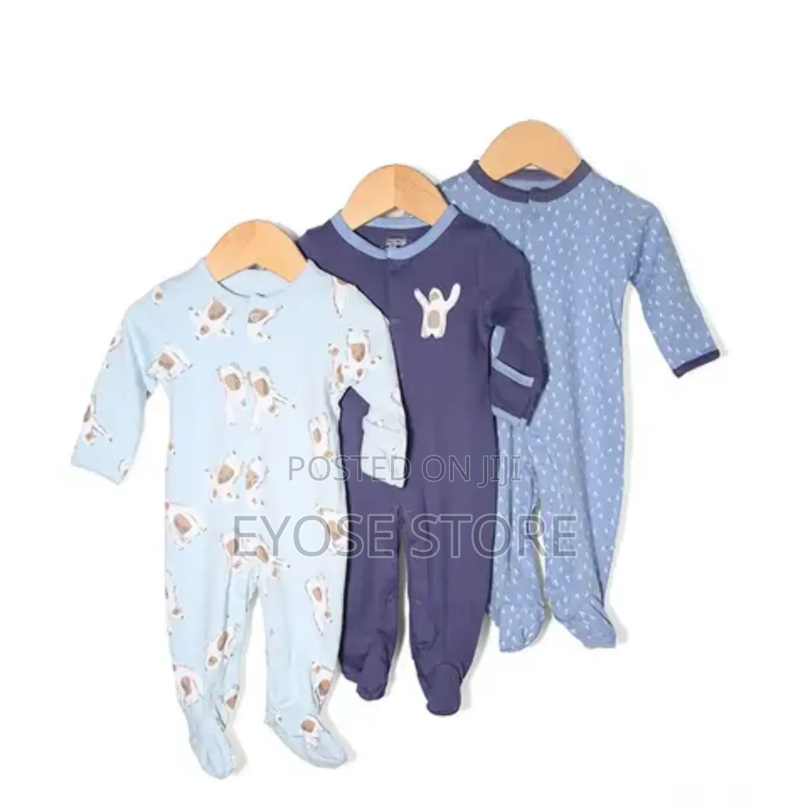  3-Piece Newborn Baby Foot
Wrapped Jumpsuit