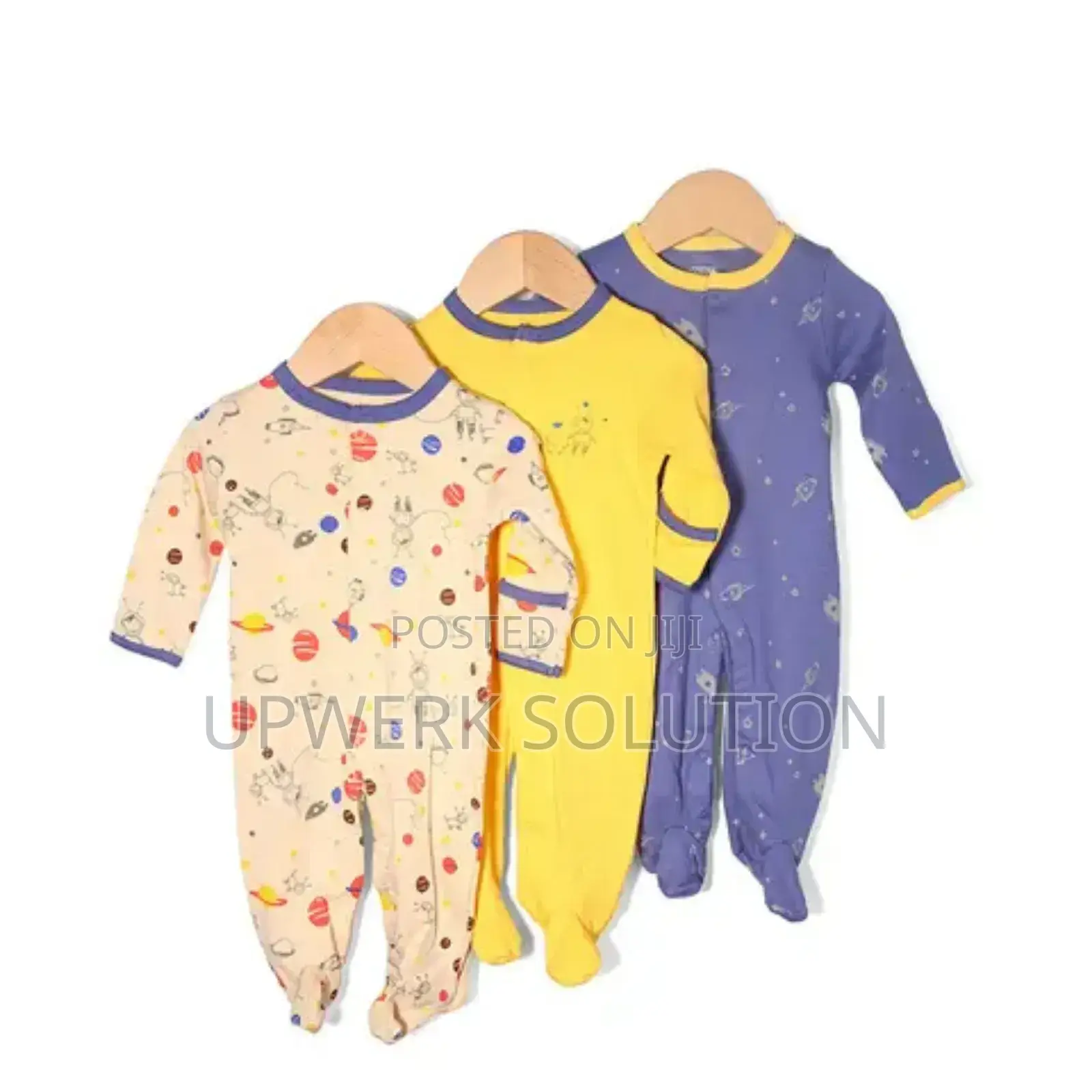  3-Piece Newborn Baby Foot
Wrapped Jumpsuit