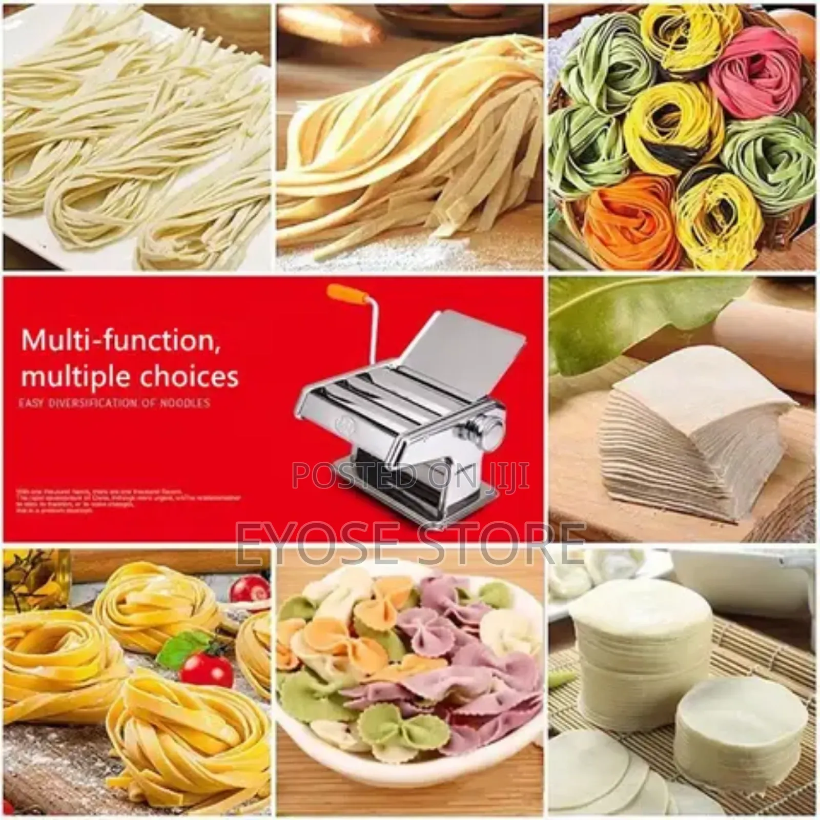 Pasta and Lasagna Making Machine (የፓስታ እና የላዛኛ መስሪያ ማሽን)