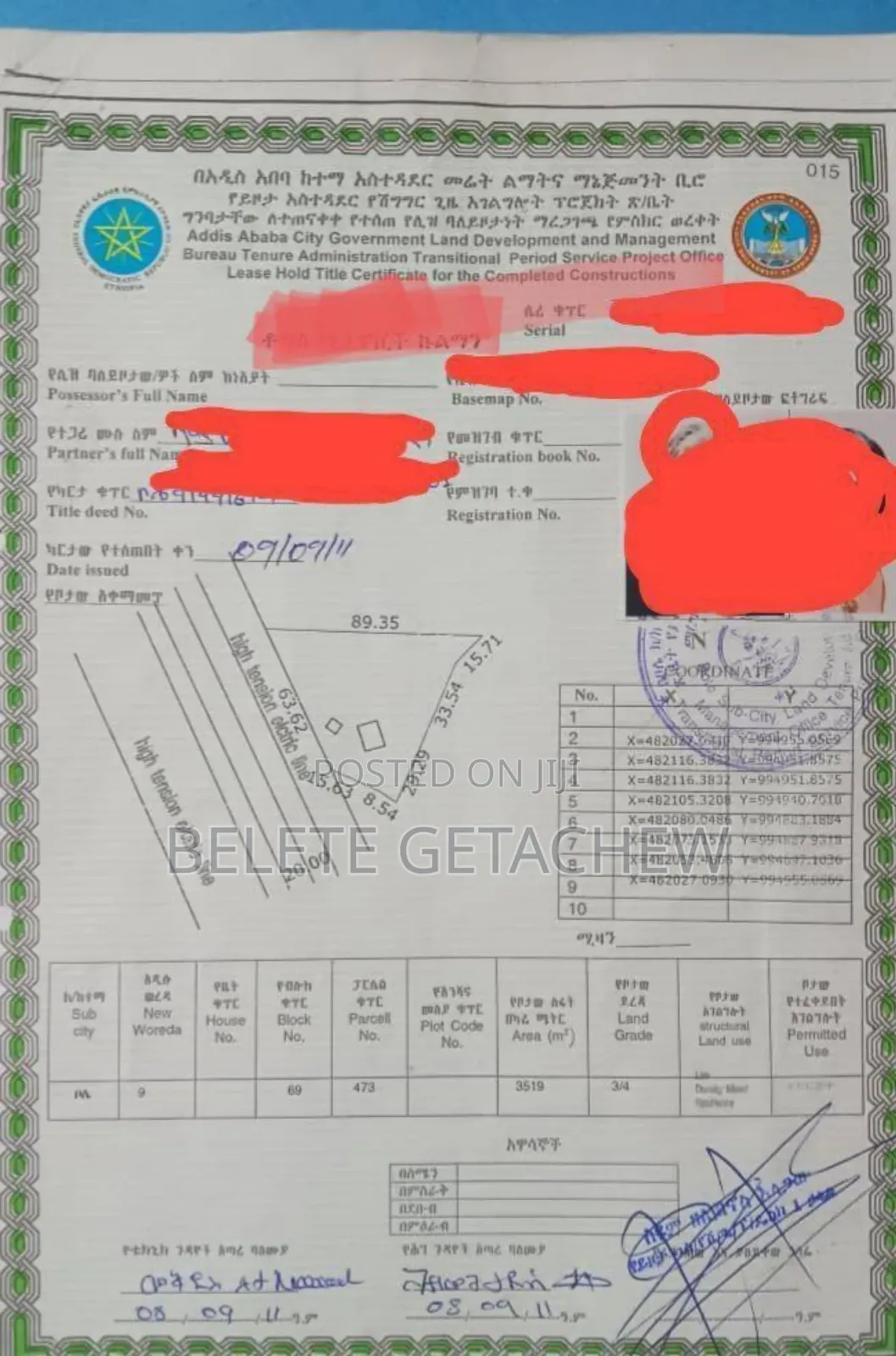 Land For Sale At Semit 3519sqm