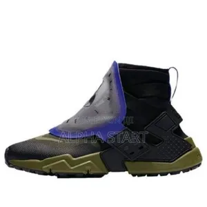 Photo - Nike Huarache Gripp Qs Black Olive AT0298-001 Master Quality