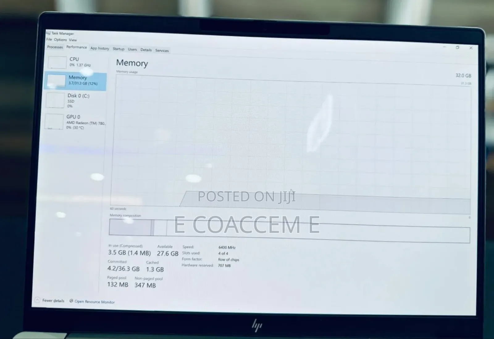 New Laptop HP 32GB AMD Ryzen 7 SSD 1T