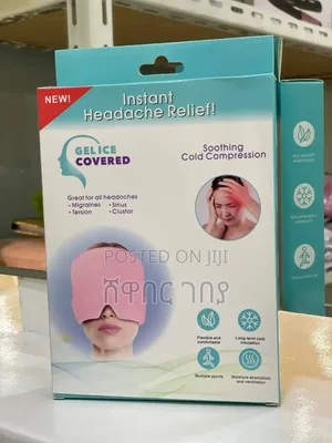 Headache Relief Silicone Gel Head Cap ለራስ ምታት ፈጣን መፍትሄ