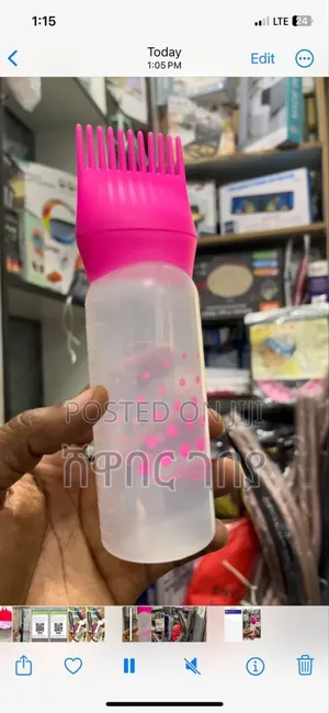 Photo - Hair Coloring Empty Dye Bottle