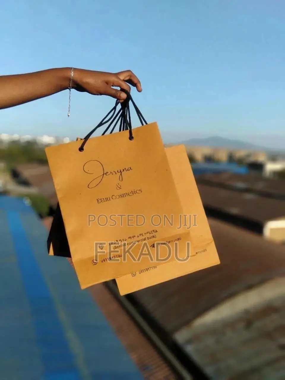 Paper Bag , Shopping Bag , የወረቀት ቦርሳ