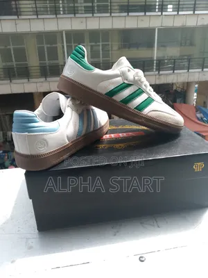 Adidas Samba White X Green Master Quality Shoes for You