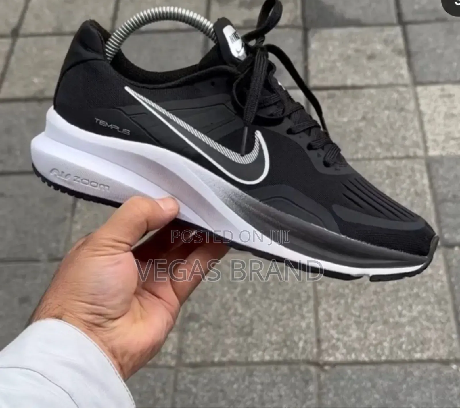 Nike Tempus Zoom Running Black White Master Quality Shoes