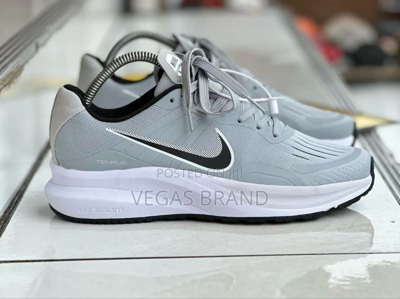 Nike Tempus Zoom Running White Grey Master Quality Shoes