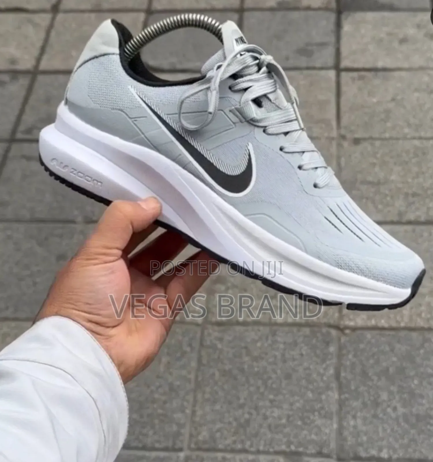 Nike Tempus Zoom Running White Grey Master Quality Shoes