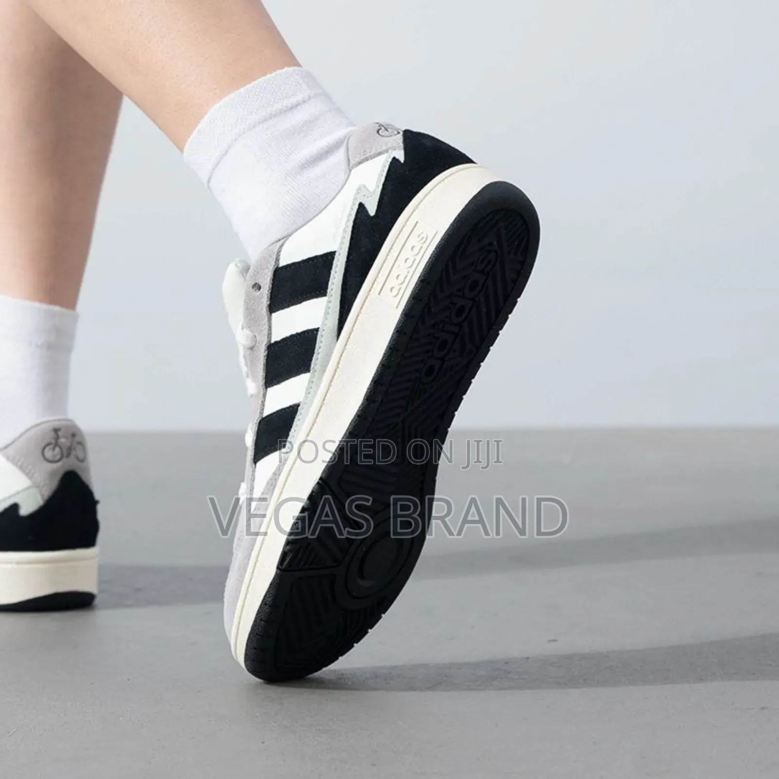 Adidas Versatile Comfortabl Black White Master Quality Shoes