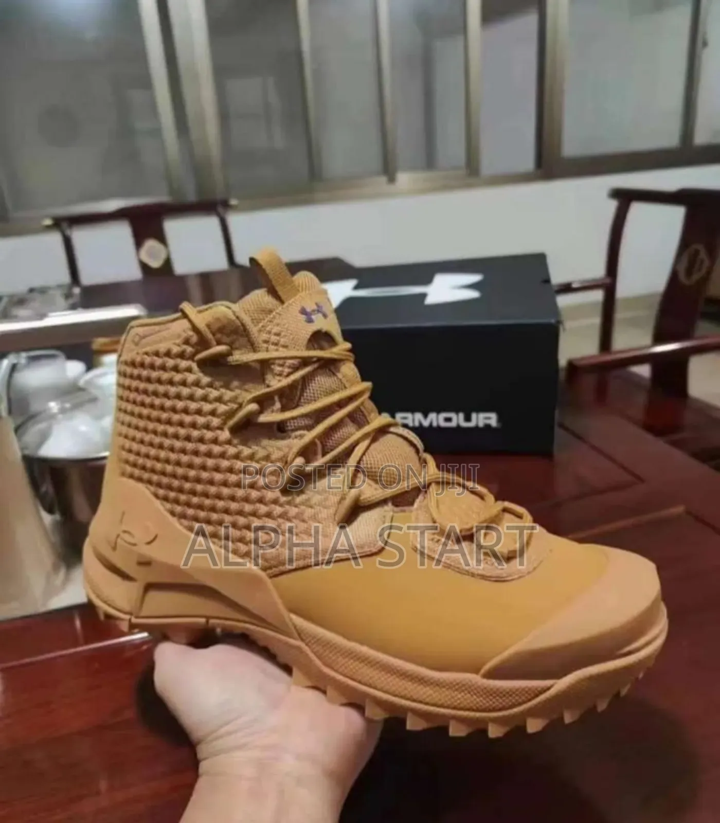 Under Armour Gray High Master Quality Shoes for You