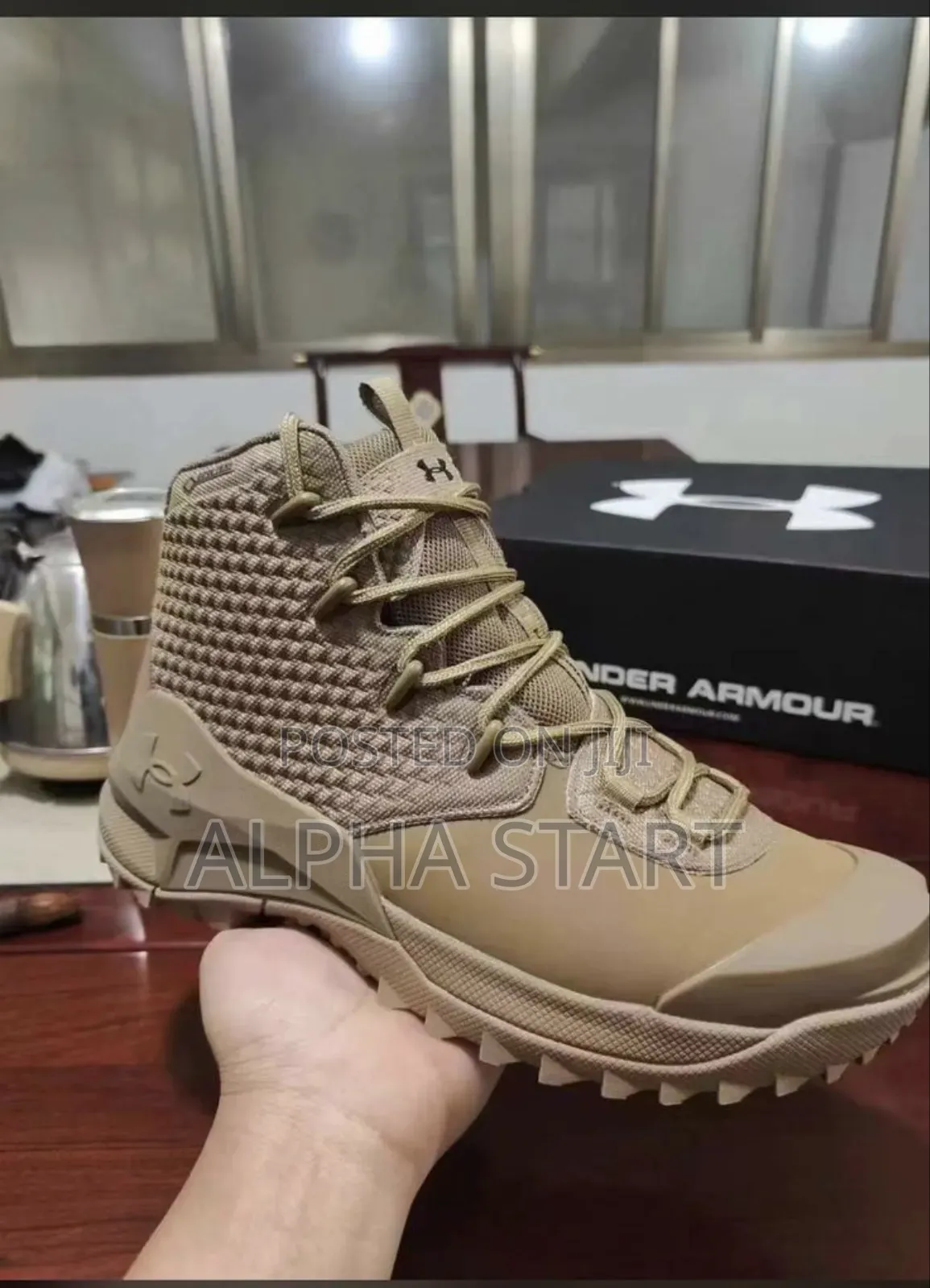 Under Armour Gray High Master Quality Shoes for You