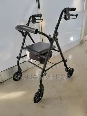 Photo - Force Lightweight Folding Aluminium Four指walker画 Padded Seat