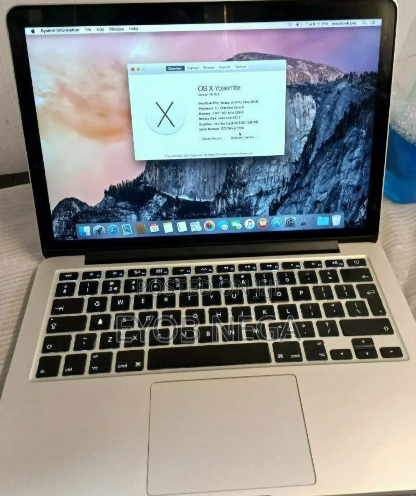 New Laptop Apple MacBook Air 2013 8GB Intel Core I7 SSD 512GB