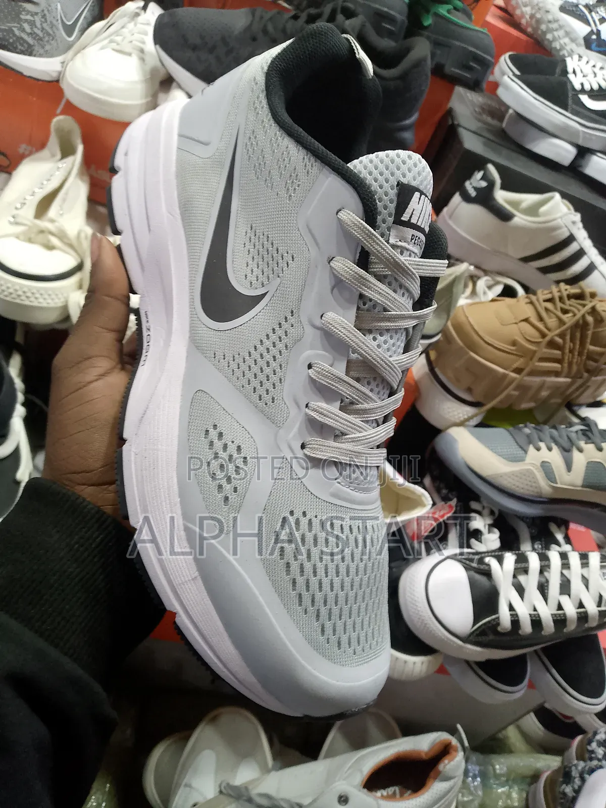 Nike Gray Sneakers High Quality Shoes for You