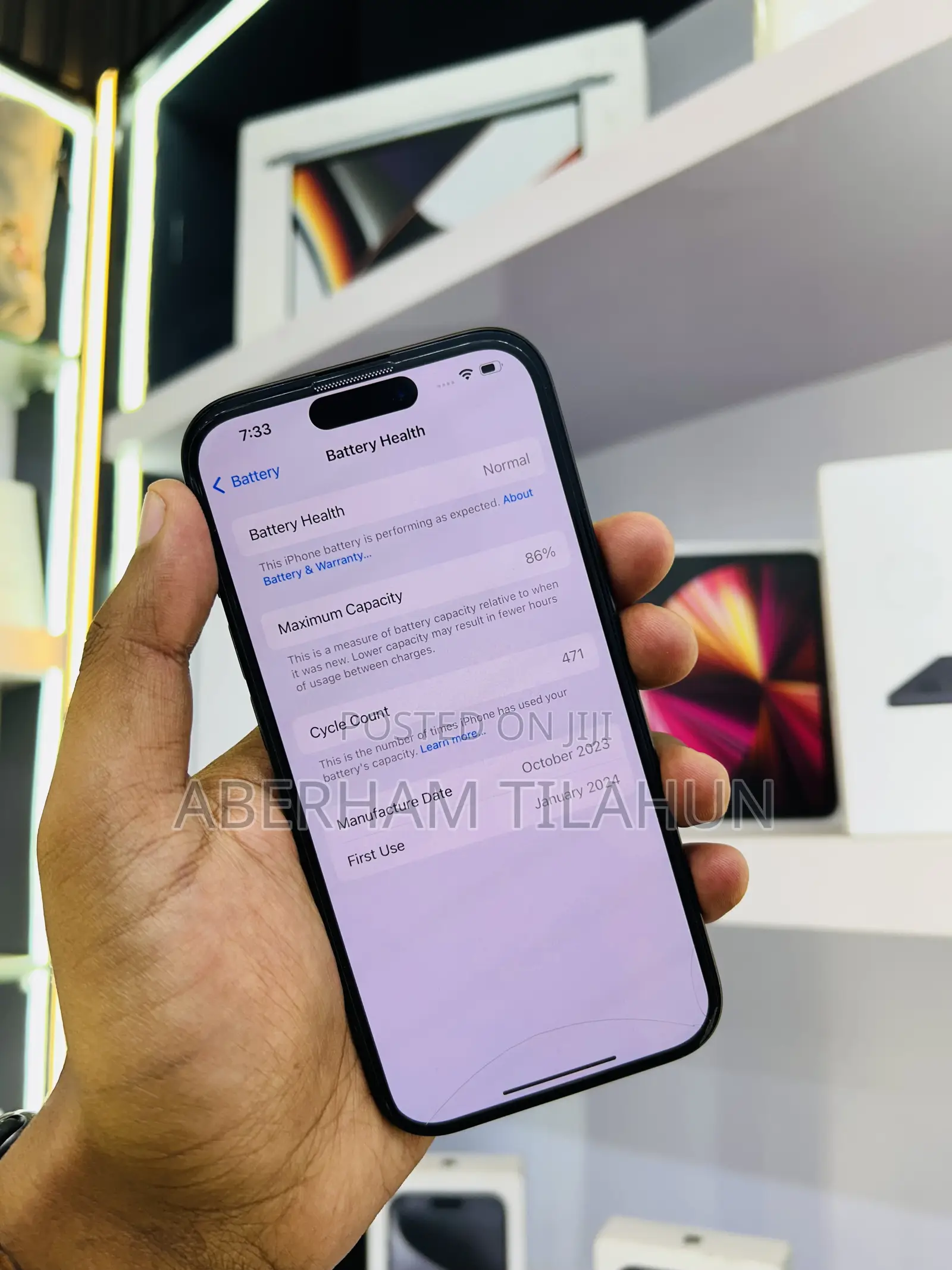 Apple iPhone 15 256 GB Black