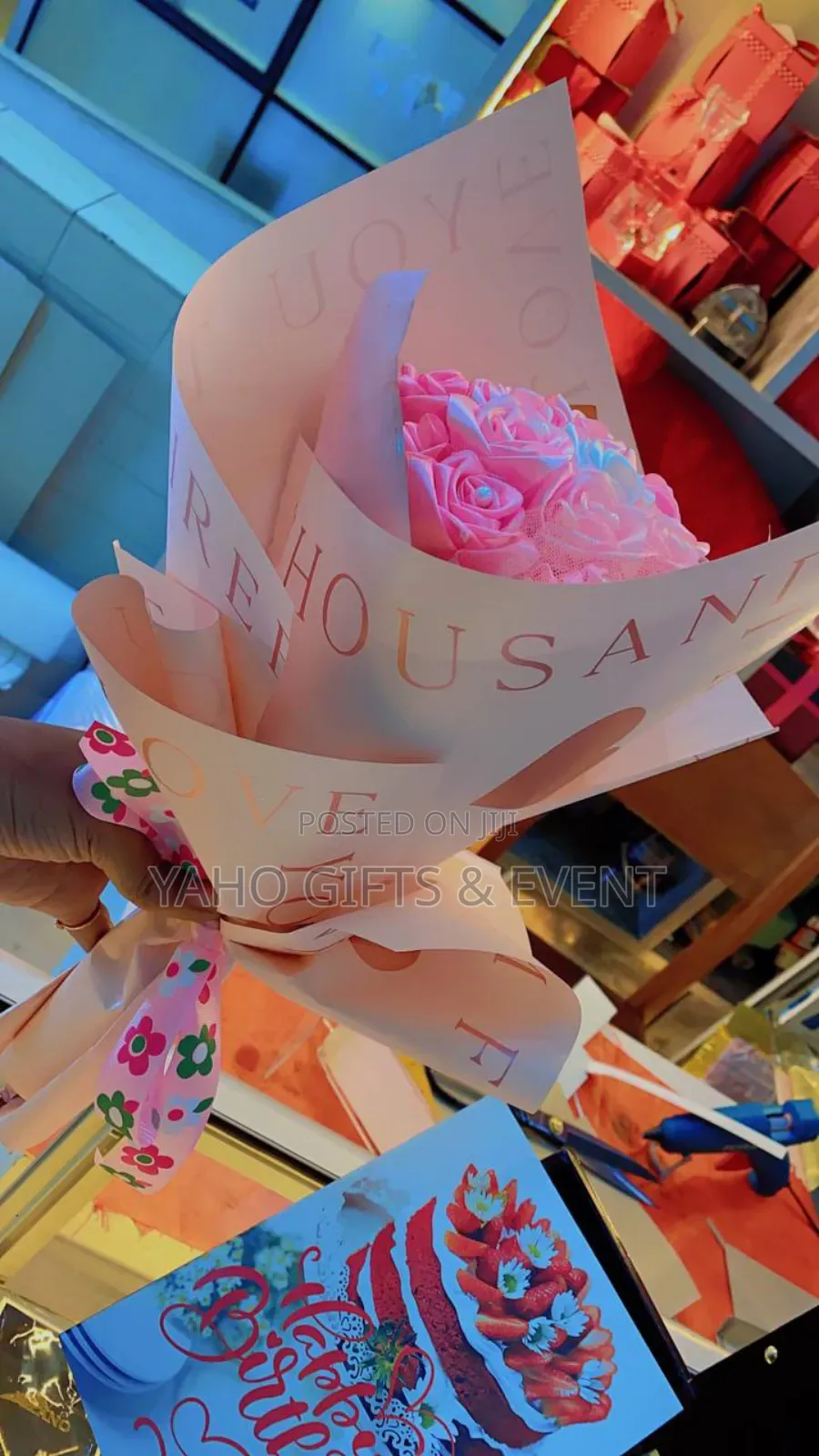 Artificial Flower Gift  