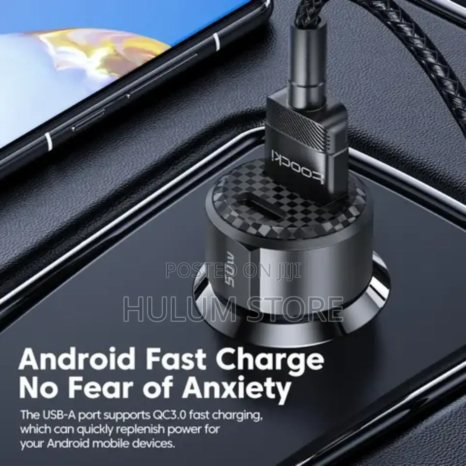 Porodo 50w Dual Port Car Charge